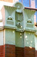 Sullivan designed decoration of Leon Mannheimer Home. Chicago, IL.