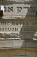 Carvings on Kehilath Anshe Ma'ariv Synagogue. Chicago, IL.
