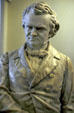 Statue of Stephen Douglas, who debated Lincoln, in Old State Capitol. Springfield, IL.