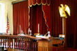 Former Supreme court chamber in Old State Capitol. Springfield, IL.