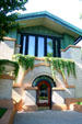 Dana Thomas house arched front door. Springfield, IL
