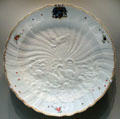 Porcelain Swan Service dish modeled by Johann Joachim Kändler for Meissen Porcelain Manufactory of Germany at Art Institute of Chicago. Chicago, IL.