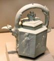 Porcelain teapot with mythical figures by Du Paquier Porcelain Manufactory of Vienna, Austria at Art Institute of Chicago. Chicago, IL.