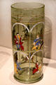 Blown glass beaker from Germany at Art Institute of Chicago. Chicago, IL.