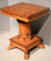 Inlaid table from Chicago, IL at Art Institute of Chicago. Chicago, IL.