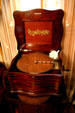 Harrison house interior Reginaphone music box. Indianapolis, IN.