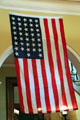 U.S. 38-star flag adopted July 4, 1877 when Colorado became a state & used for 13 years at Benjamin Harrison Presidential Site. Indianapolis, IN.