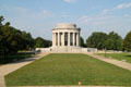 George Rogers Clark National Historical Park marks site of Fort Sackville captured from British in Revolutionary War. Vincennes, IN.