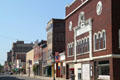 Main St. streetscape of Vincennes. Vincennes, IN.