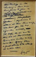 Note written by General Eisenhower taking blame in case D-Day invasion had failed at Eisenhower Museum. Abilene, KS.
