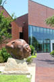 Spectre of Ancient Pathways sculpture by Steve Kestrel at Wichita Art Museum. Wichita, KS