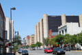 Streetscape along Douglas Street. Wichita, KS.