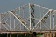 Clark Memorial Bridge over Ohio River. Louisville, KY.