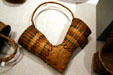 Choctaw Indian elbow basket at Cabildo Museum. New Orleans, LA.