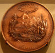 Louisiana Medal of Honor commemorates Zachary Taylor's Mexican victories at Cabildo Museum. New Orleans, LA.