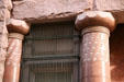 Unique granite columns of Whitney National Bank Safe Deposit Vaults. New Orleans, LA.