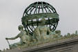 Zodiac globe with allegorical females atop U.S. Court of Appeals Building. New Orleans, LA.