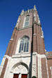 Tower of Church of the Most Holy Name of Jesus at Loyola University. New Orleans, LA.