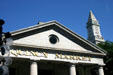 Quincy Market against Custom House Tower. Boston, MA.