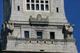 Balcony level of Custom House Tower with corner eagles. Boston, MA.
