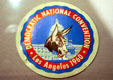 Graphic for Democratic National Convention in Los Angeles in JFK Library. Boston, MA.