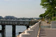 Waterfront path beside JFK Library. Boston, MA.