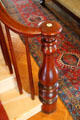 Newell post of front hall of Rotch-Jones-Duff House. New Bedford, MA.