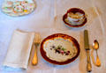 Table setting in dining room of Rotch-Jones-Duff House. New Bedford, MA.