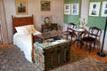 Southeast bedroom of Rotch-Jones-Duff House. New Bedford, MA.