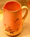 Crown Milano glass pitcher by Mount Washington Glass Co. of New Bedford at New Bedford Whaling Museum. New Bedford, MA.