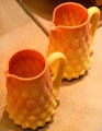 Mount Washington Glass Co. pitchers at New Bedford Whaling Museum. New Bedford, MA.