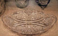 Cut glass candy dish at New Bedford Whaling Museum. New Bedford, MA.