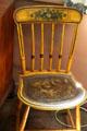 Yellow chair at Jabez Howland House. Plymouth, MA.