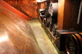 Copper lined powder magazine below water line of USS Constitution. Boston, MA.