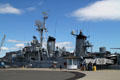 USS Cassin Young Destroyer 793 run by U.S. National Park Service at USS Constitution dock. Boston, MA.