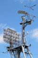 Electronics mast of USS Cassin Young Destroyer. Boston, MA.