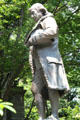 Statue of Benjamin Franklin by Richard S. Greenough at Old Boston City Hall. Boston, MA.