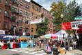 Italian neighborhood street festival in north end of Boston. Boston, MA.