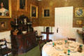 Dining room at Longfellow National Historic Site. Cambridge, MA.