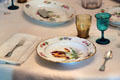 Dining room table setting at Longfellow National Historic Site. Cambridge, MA.