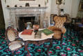Parlor as decorated in 1846 by Fanny Longfellow at Longfellow National Historic Site. Cambridge, MA.