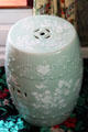 Chinese porcelain barrel seat at Longfellow National Historic Site. Cambridge, MA.