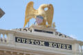 Eagle atop Salem Custom House. Salem, MA
