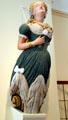 Ship figurehead in East India Marine Hall at Peabody Essex Museum. Salem, MA
