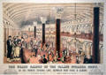 Palace Steamer Drew between New York & Albany graphic by Charles Richard Parsons of Currier & Ives at Peabody Essex Museum. Salem, MA.