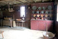 Kitchen room in John Ward House of Peabody Essex Museum. Salem, MA.