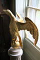 Eagle carved by Samuel McIntire which served as sign for Jerathmiel Peirce's India trades shipping business at Peirce-Nichols House. Salem, MA.