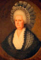 Martha Washington portrait by Edward Savage at Peacefield. Quincy, MA.