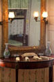 Mirror & dressing table in President's Bedroom at Peacefield. Quincy, MA.