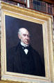 John Quincy Adams portrait by Edward Marchant in Stone Library at Peacefield. Quincy, MA.